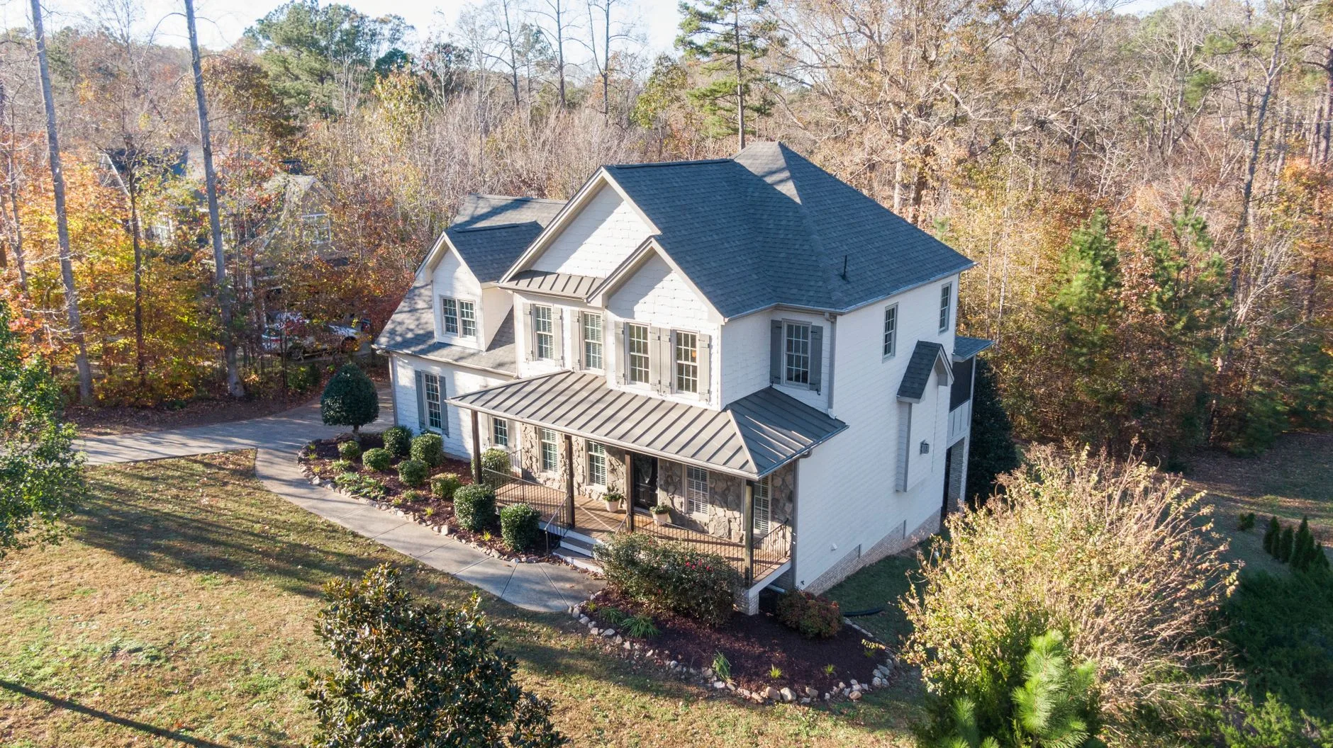Completed brick colonial re-roof, Seven Hills OH