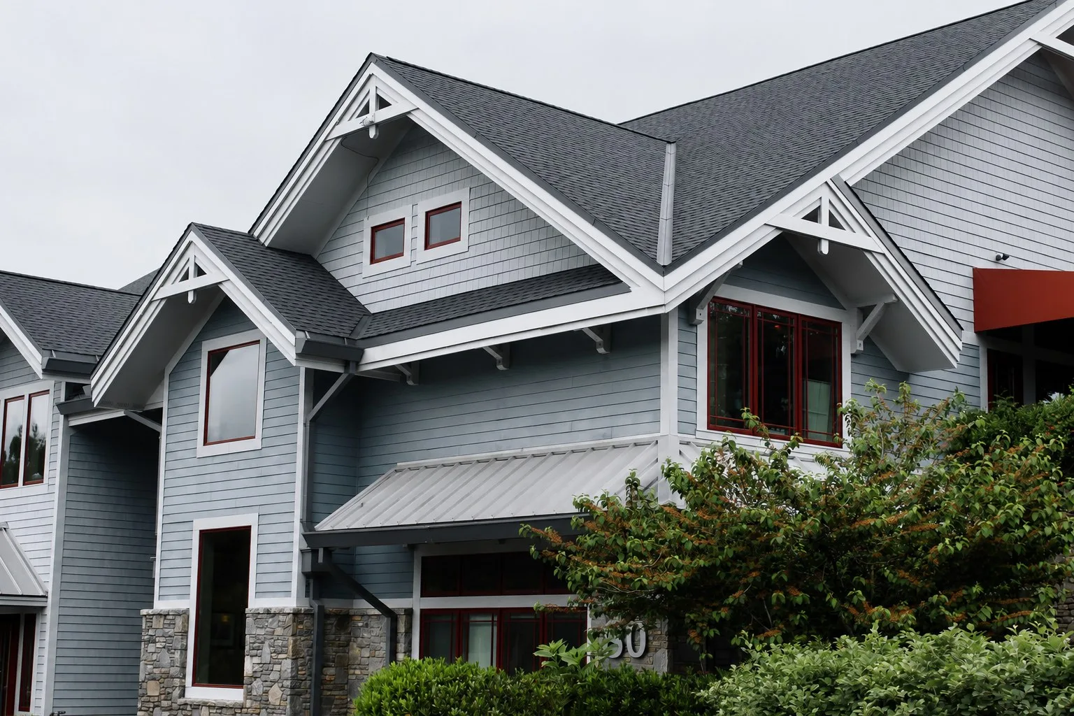 After: new architectural shingle roof installed by BH Roofing